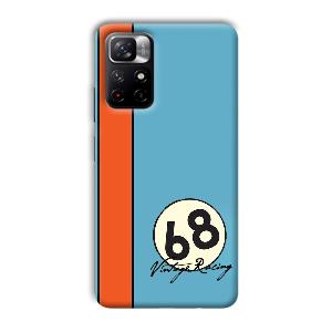 Vintage Racing Phone Customized Printed Back Cover for Xiaomi Mi Note 11T