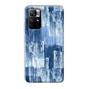 Blue White Lines Phone Customized Printed Back Cover for Xiaomi Mi Note 11T