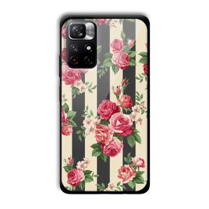 Wall of Flowers Customized Printed Glass Back Cover for Xiaomi Mi Note 11T