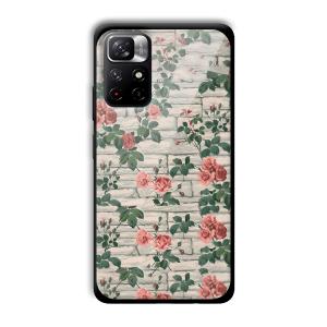 Flowers Customized Printed Glass Back Cover for Xiaomi Mi Note 11T