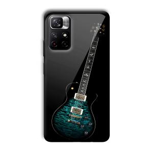 Neon Guitar Customized Printed Glass Back Cover for Xiaomi Mi Note 11T