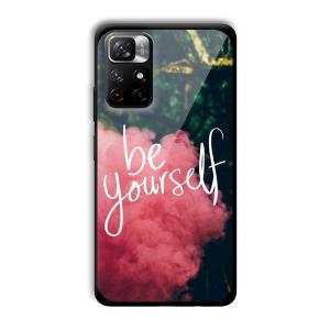 Be Yourself Customized Printed Glass Back Cover for Xiaomi Mi Note 11T