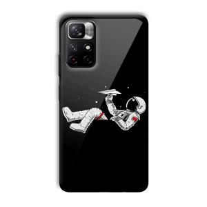 Lazy Astronaut Customized Printed Glass Back Cover for Xiaomi Mi Note 11T