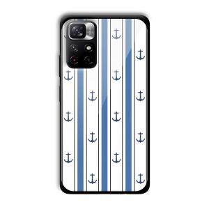 Sailor Anchors Customized Printed Glass Back Cover for Xiaomi Mi Note 11T