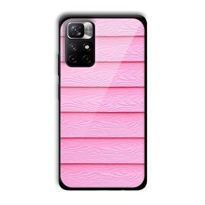 Pink Waves Customized Printed Glass Back Cover for Xiaomi Mi Note 11T