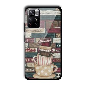 Coffee Design Customized Printed Glass Back Cover for Xiaomi Mi Note 11T