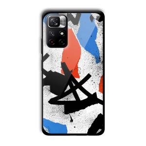 Abstract Graffiti Customized Printed Glass Back Cover for Xiaomi Mi Note 11T