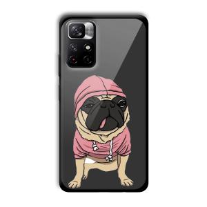 Cool Dog Customized Printed Glass Back Cover for Xiaomi Mi Note 11T