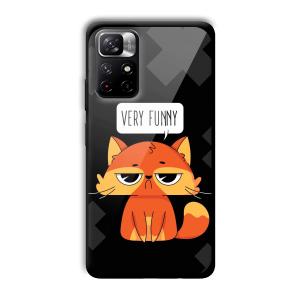 Very Funny Sarcastic Customized Printed Glass Back Cover for Xiaomi Mi Note 11T