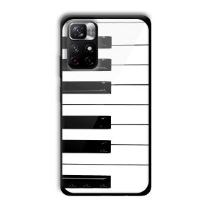 Piano Customized Printed Glass Back Cover for Xiaomi Mi Note 11T