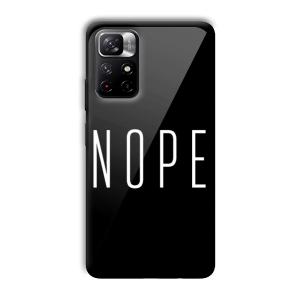 Nope Customized Printed Glass Back Cover for Xiaomi Mi Note 11T
