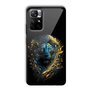 Golden Lion Customized Printed Glass Back Cover for Xiaomi Mi Note 11T