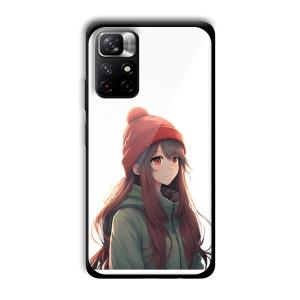 Little Girl Customized Printed Glass Back Cover for Xiaomi Mi Note 11T