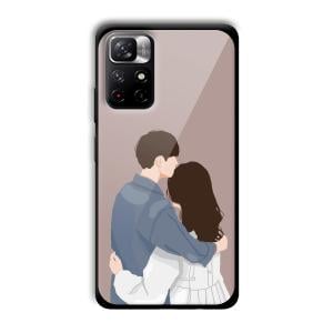 Cute Couple Customized Printed Glass Back Cover for Xiaomi Mi Note 11T