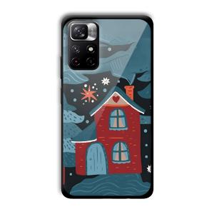 Red House Customized Printed Glass Back Cover for Xiaomi Mi Note 11T