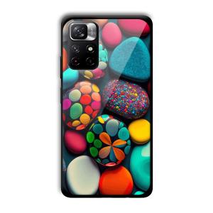 Colored Pebbles Customized Printed Glass Back Cover for Xiaomi Mi Note 11T