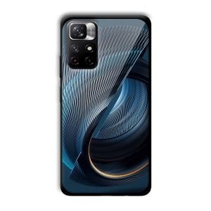 Tecno Blue Customized Printed Glass Back Cover for Xiaomi Mi Note 11T