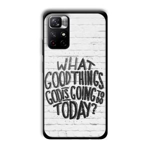 Good Thinks Customized Printed Glass Back Cover for Xiaomi Mi Note 11T