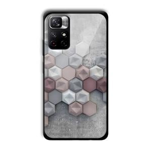 Blocks of Grey Customized Printed Glass Back Cover for Xiaomi Mi Note 11T