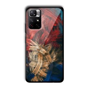 Painted Frame Customized Printed Glass Back Cover for Xiaomi Mi Note 11T