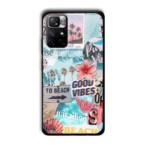 To the Beach Customized Printed Glass Back Cover for Xiaomi Mi Note 11T