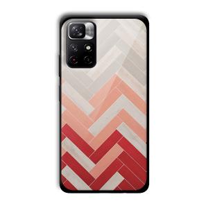 Light Red Customized Printed Glass Back Cover for Xiaomi Mi Note 11T