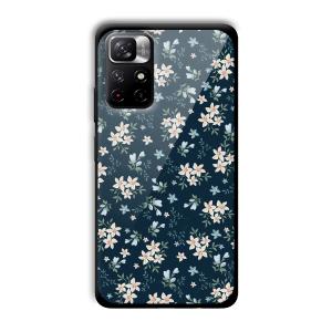Little Flowers Customized Printed Glass Back Cover for Xiaomi Mi Note 11T
