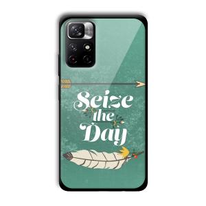 Seize the Day Customized Printed Glass Back Cover for Xiaomi Mi Note 11T