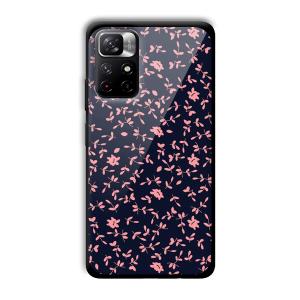 Little Pink Petals Customized Printed Glass Back Cover for Xiaomi Mi Note 11T