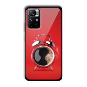 Morning Coffee Customized Printed Glass Back Cover for Xiaomi Mi Note 11T