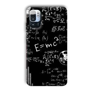 E is Equal To MC2 Phone Customized Printed Back Cover for Xiaomi Redmi Note 10T