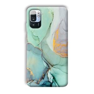 Green Marble Phone Customized Printed Back Cover for Xiaomi Redmi Note 10T