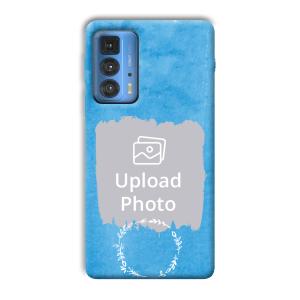 Blue Design Customized Printed Back Cover for Motorola Edge 20 Pro