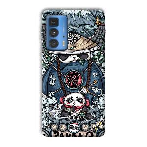 Panda Q Phone Customized Printed Back Cover for Motorola Edge 20 Pro