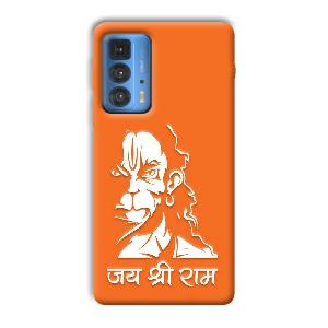 Jai Shree Ram Phone Customized Printed Back Cover for Motorola Edge 20 Pro