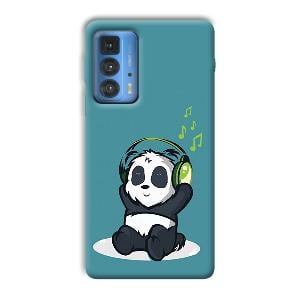 Panda  Phone Customized Printed Back Cover for Motorola Edge 20 Pro