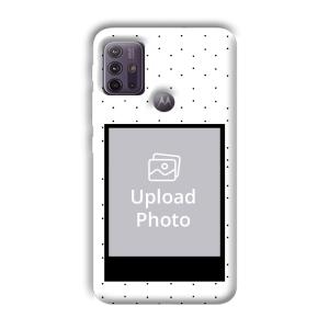 White Background  Customized Printed Back Cover for Motorola G10 Power