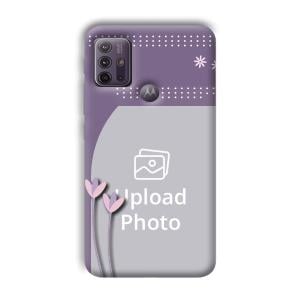 Lilac Pattern Customized Printed Back Cover for Motorola G10 Power