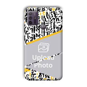 Letters Customized Printed Back Cover for Motorola G10 Power