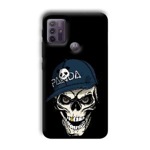 Panda & Skull Phone Customized Printed Back Cover for Motorola G10 Power