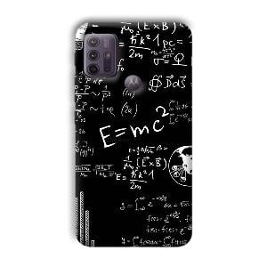E is Equal To MC2 Phone Customized Printed Back Cover for Motorola G10 Power