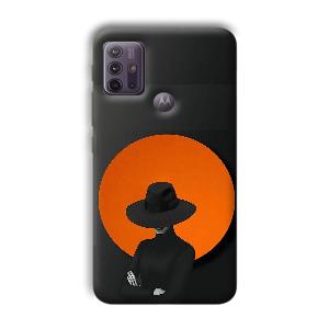 Woman In Black Phone Customized Printed Back Cover for Motorola G10 Power