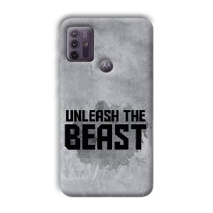 Unleash The Beast Phone Customized Printed Back Cover for Motorola G10 Power