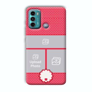 Little Hearts Customized Printed Back Cover for Motorola G40 Fusion