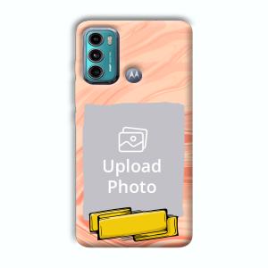 Pink Design Customized Printed Back Cover for Motorola G40 Fusion