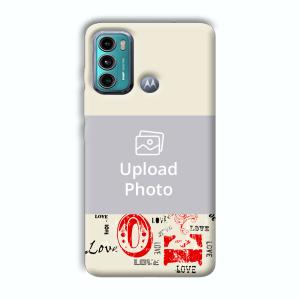 LOVE Customized Printed Back Cover for Motorola G40 Fusion