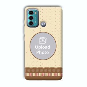 Brown Design Customized Printed Back Cover for Motorola G40 Fusion