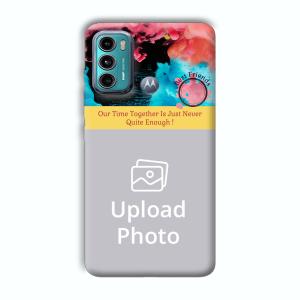 Best Friend Quote Customized Printed Back Cover for Motorola G40 Fusion