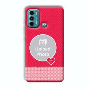 Love Symbol Customized Printed Back Cover for Motorola G40 Fusion