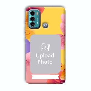 Colorful Flowers Customized Printed Back Cover for Motorola G40 Fusion